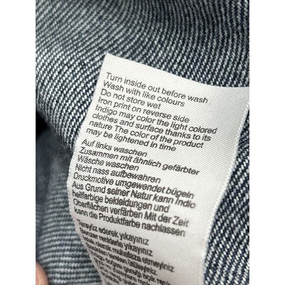 Mavi Womens Size Small Denim Jean Button Down Belted Long Sleeve Midi Dress NWT - Picture 6 of 9